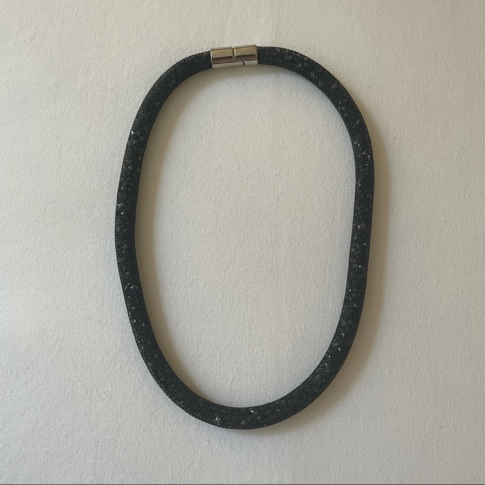 Swarovski Rope Black Stardust Necklace